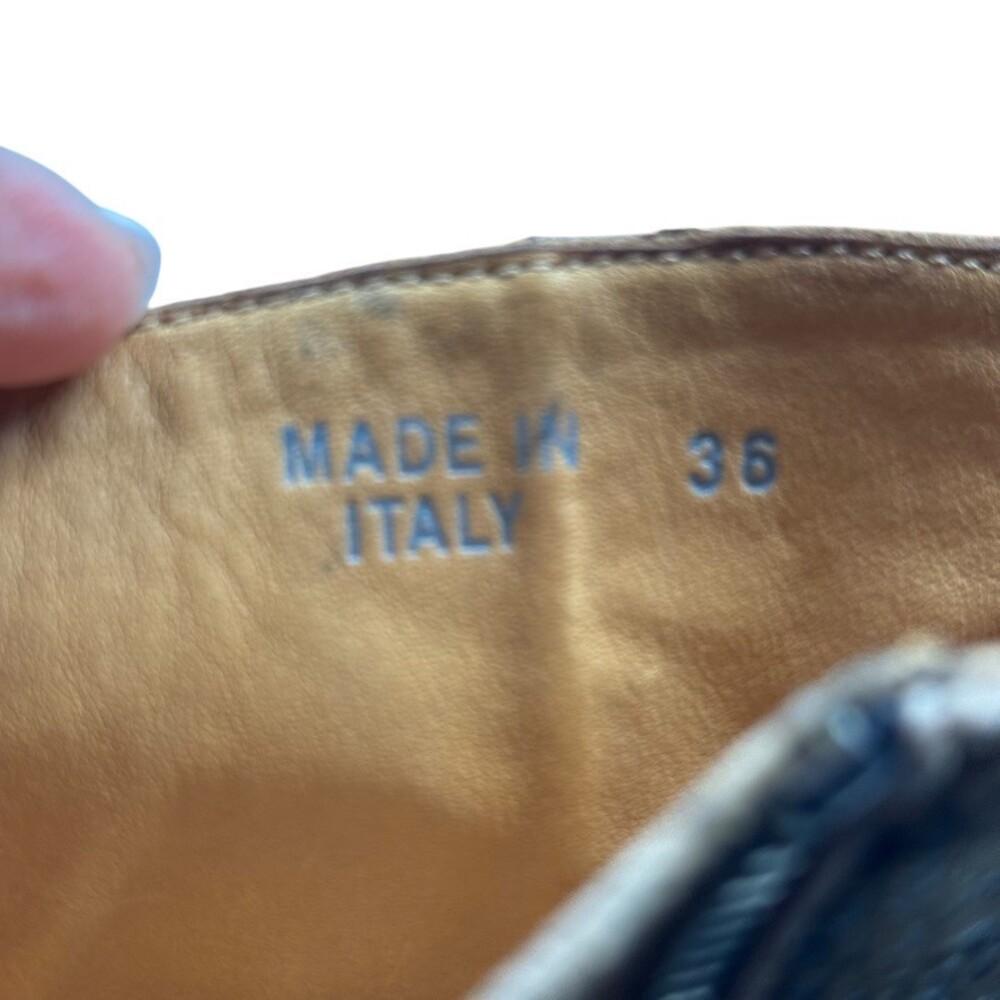 Golden Goose Women Candy Distressed Leather Western Cowboy Boots Brown Size 36 6 - Picture 10 of 14